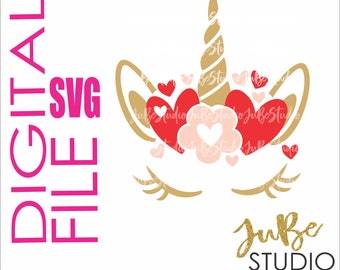 Unicorn Svg, Girl Unicorn Svg, Unicorn lashes Svg, Lashes Svg, Unicorn face Svg, Unicorn head Svg,