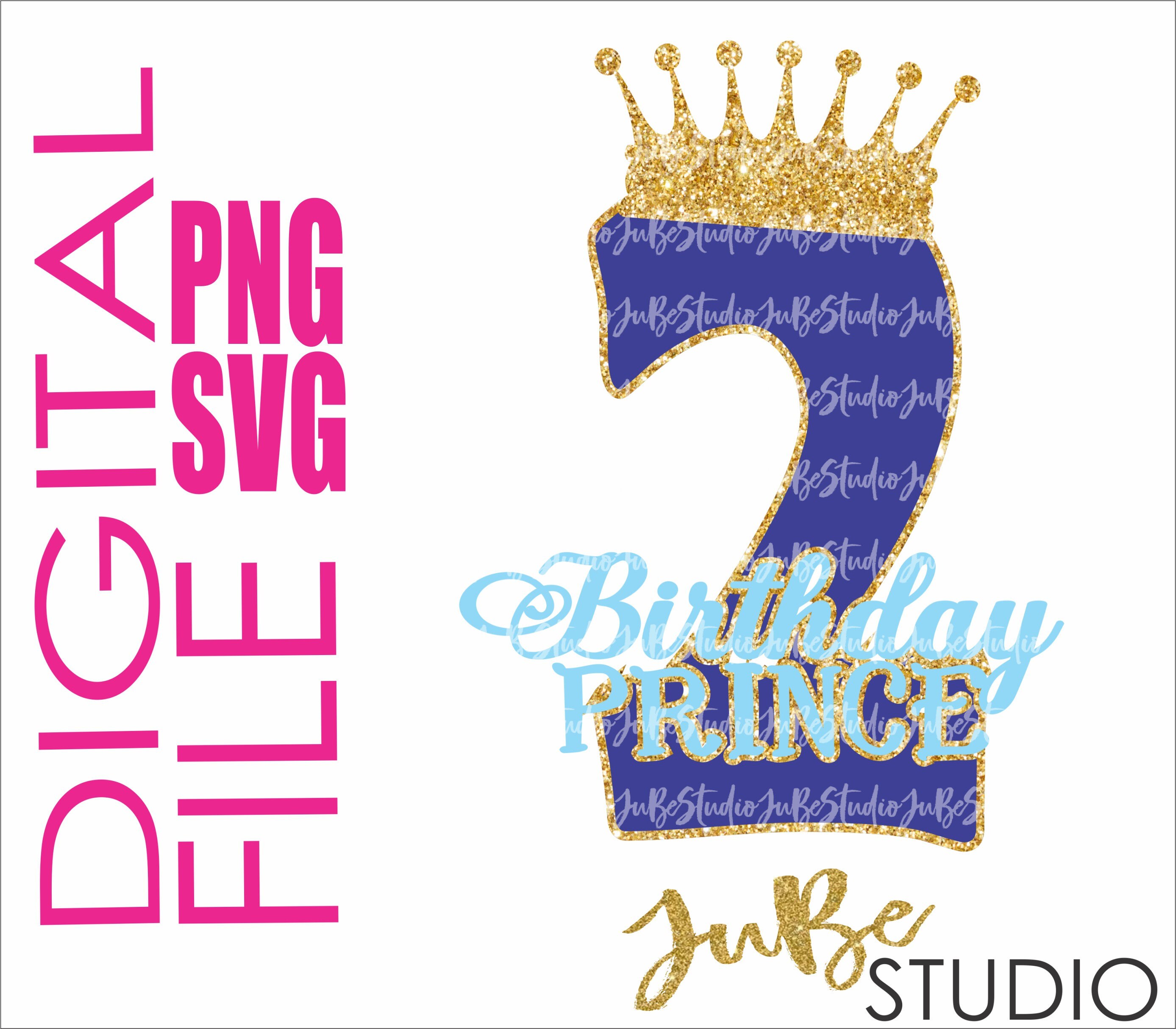 Download 2nd Birthday Svg Birthday Prince Svg Birthday Boy Svg Etsy