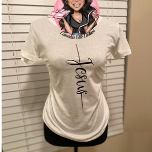 Jesus religious woman’s fitted custom short sleeve t shirt