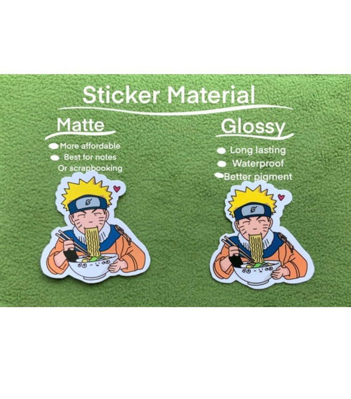 Naruto Uzumaki eating Ramen sticker Naruto Sticker Shippuden Etsy