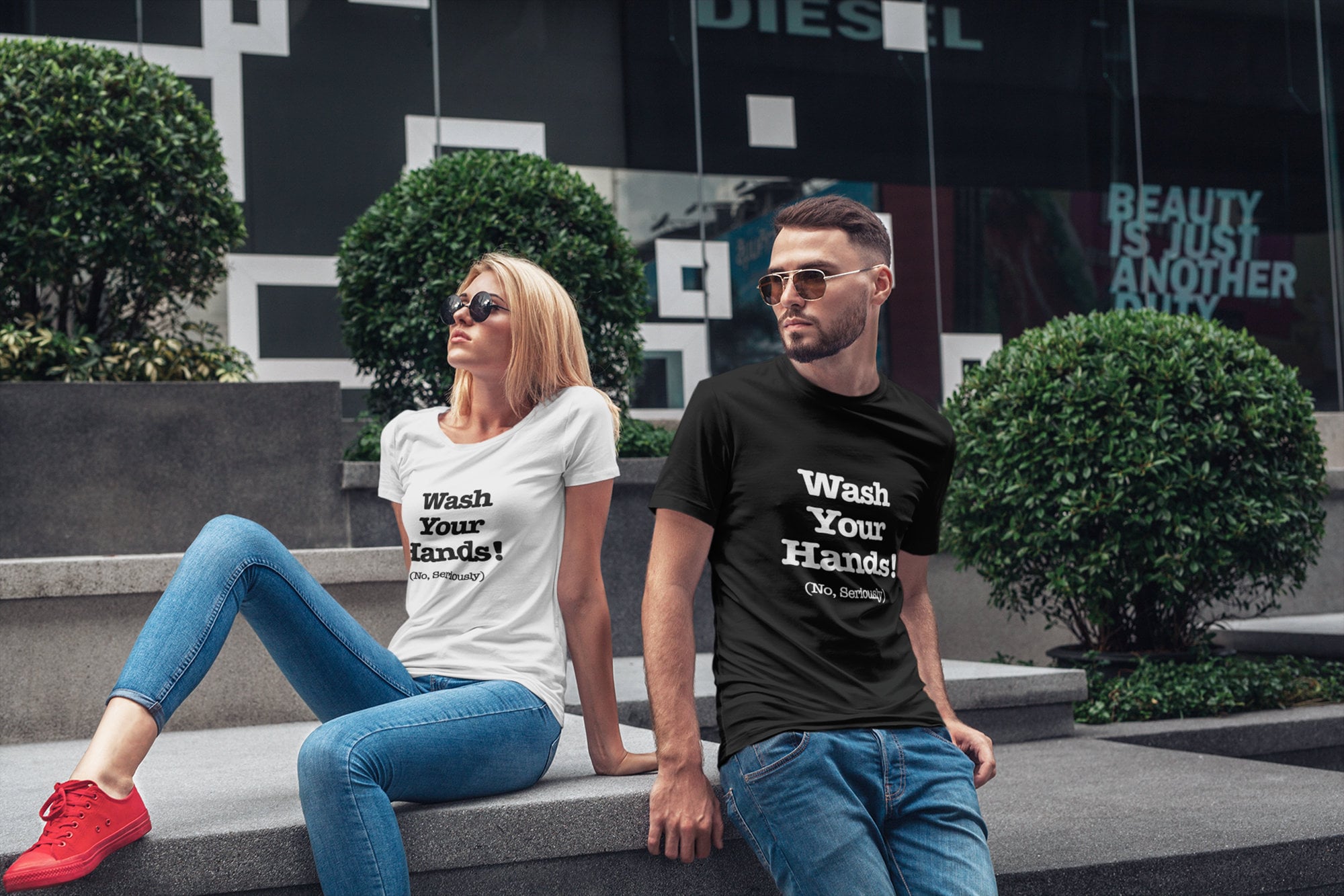 Wash Your Hands - Short Sleeve Tee - Etsy