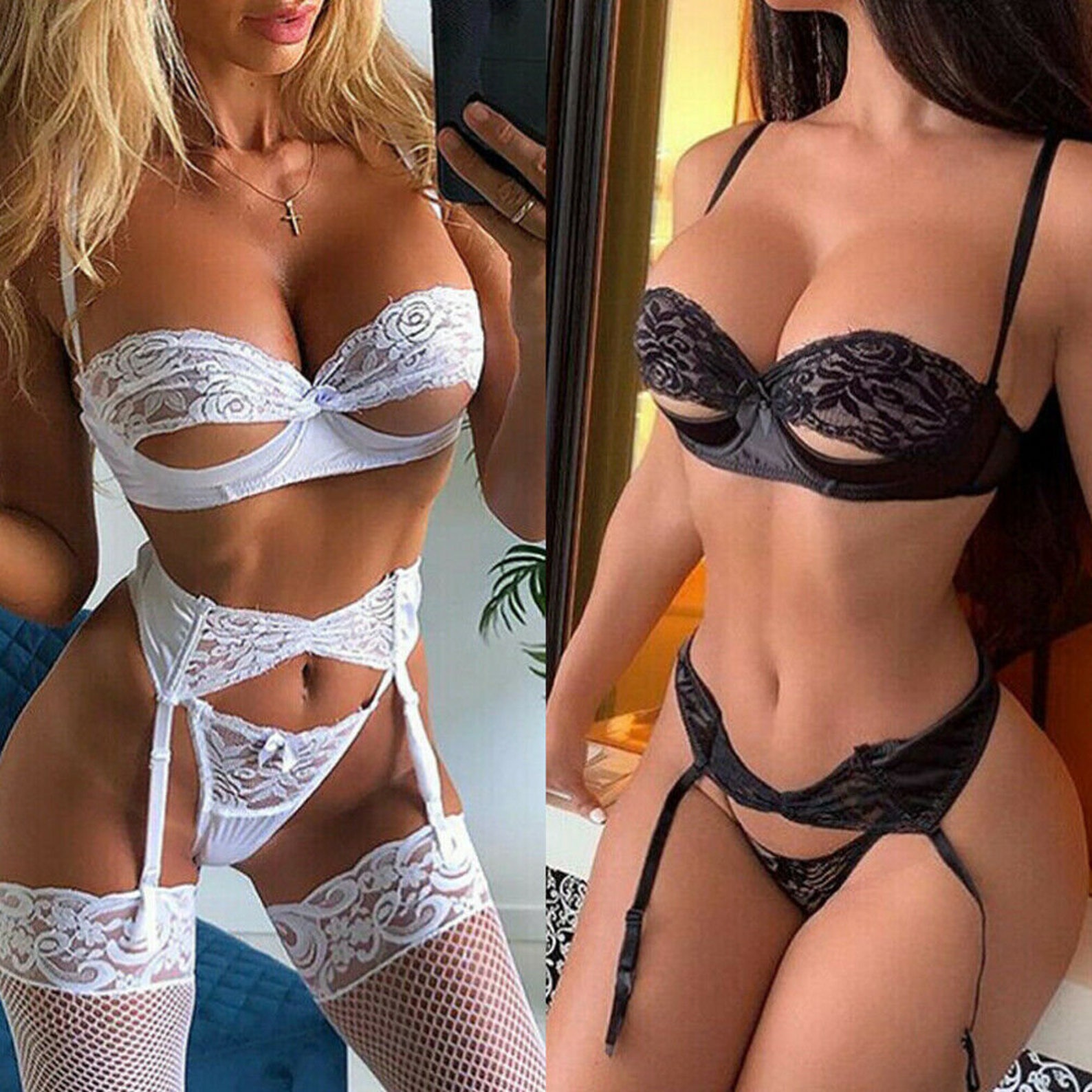Sexy White Lingerie for Bride Women