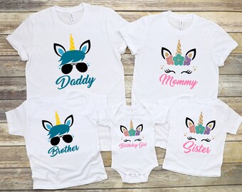 unicorn baby shower shirts