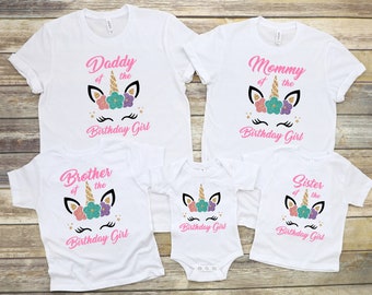 unicorn t shirt design for family