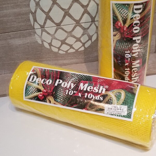 Deco Poly Mesh Etsy