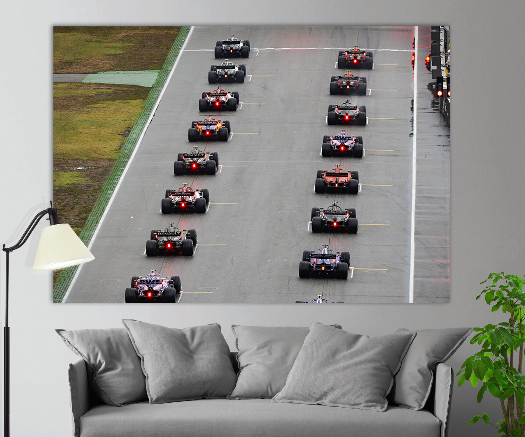 F1 Race Start, F1 Canvas Art, Formula 1 Wall Art, Grand Prix , Formula 1 Photo, Formula 1 Canvas 