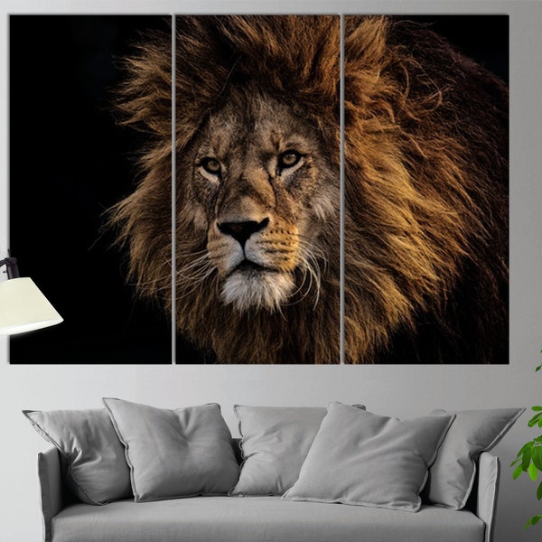 Lion Wall Art Etsy Australia