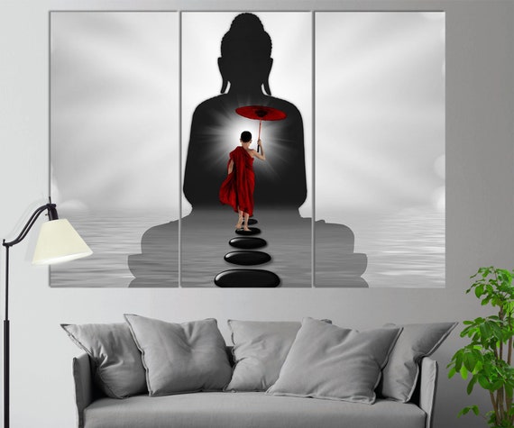 moersleutel analyseren verteren Abstract Buddhism Wall Art Buddha Canvas Print Buddhist Gift - Etsy