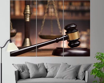 Law Wall Art, Law Canvas Print, Anwalt Geschenk, Anwalt Wandkunst, Anwalt Büro Wanddekoration, Richter Geschenk, Anwalt Geschenk