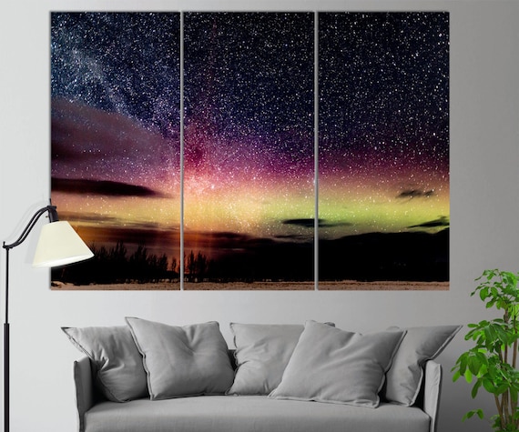Acrylglas-Bild Wandbilder Druck 120x60 Deko Landschaften Nordlicht 