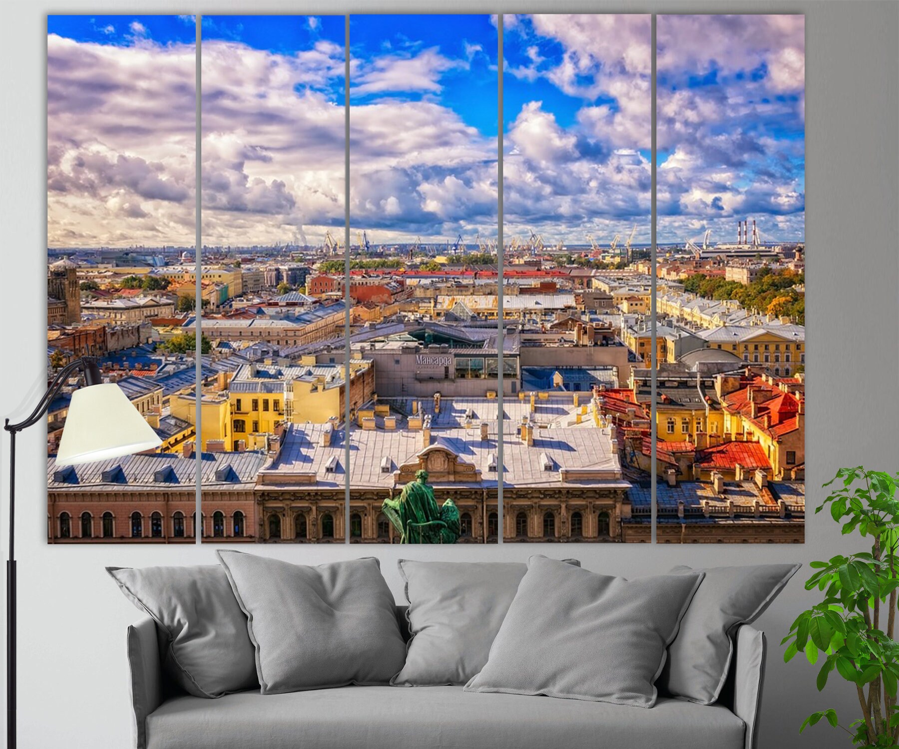 St Petersburg Canvas Art, St Petersburg Photo, St Petersburg Skyline