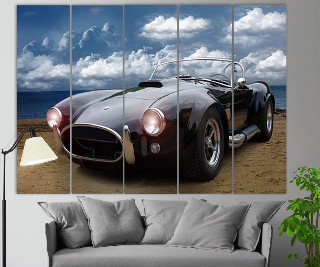 Vintage Car Canvas Print Oldtimer Car Poster Old Car Print Etsy
