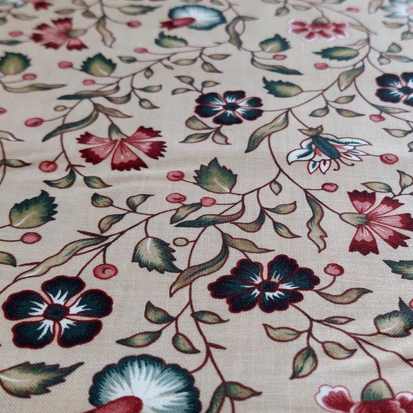 Dutch Chintz cotton cream