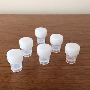Set van 20 of 40 kleine inktpotjes met schroefdop (Dinky Dips), kalligrafie, tekenen, schilderen, schrijven, tekengereedschappen, kleine bakjes, kopjes,