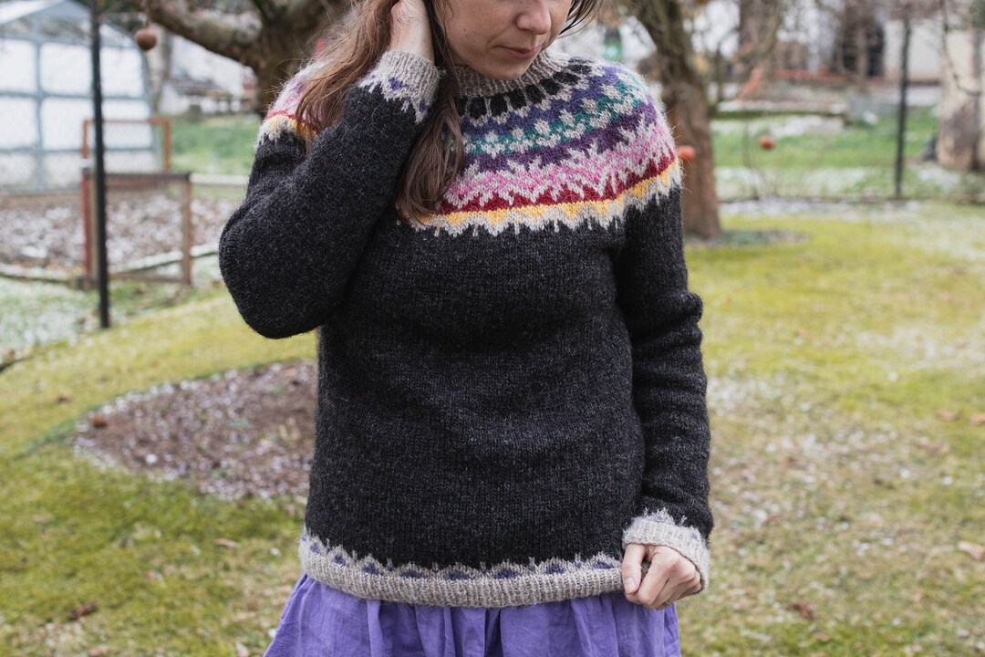 Norweger Pulli Islandpullover Handgestrickt Kaufen Island Echter