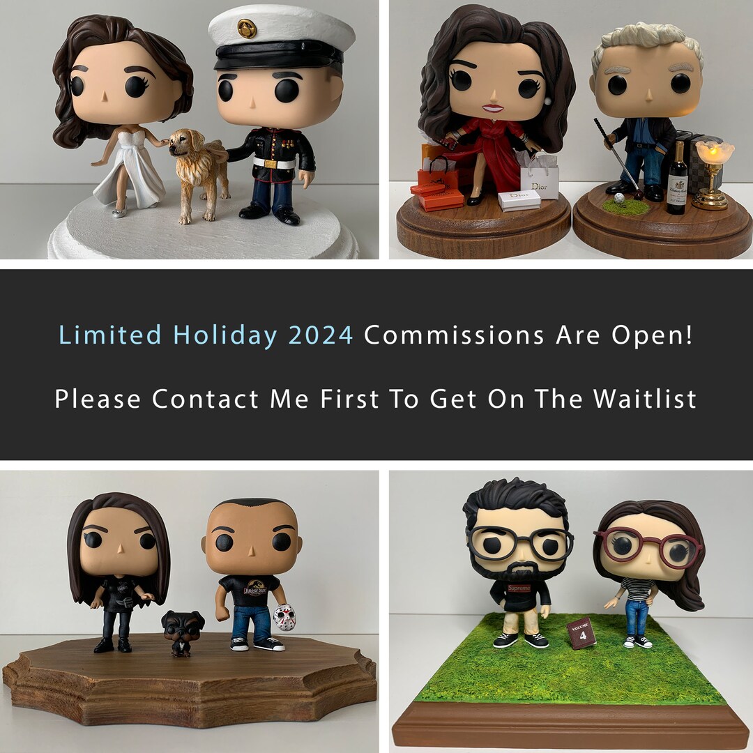 Custom Personalized Funko POP Vinyl Figure Couple Set POP Figures