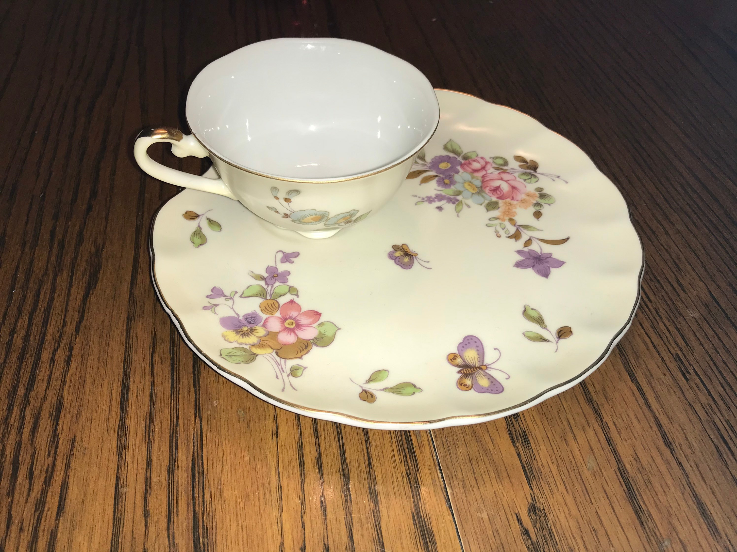 Lefton China LEF34 snack plate set 690 Etsy
