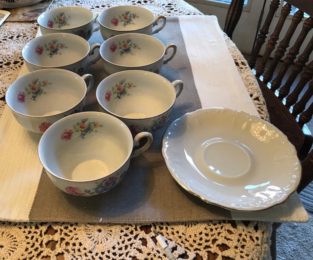 IJB Germany US Zone Porcelain Tea Cup & Saucer Etsy