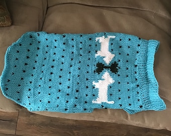 Colorful doggy sweater