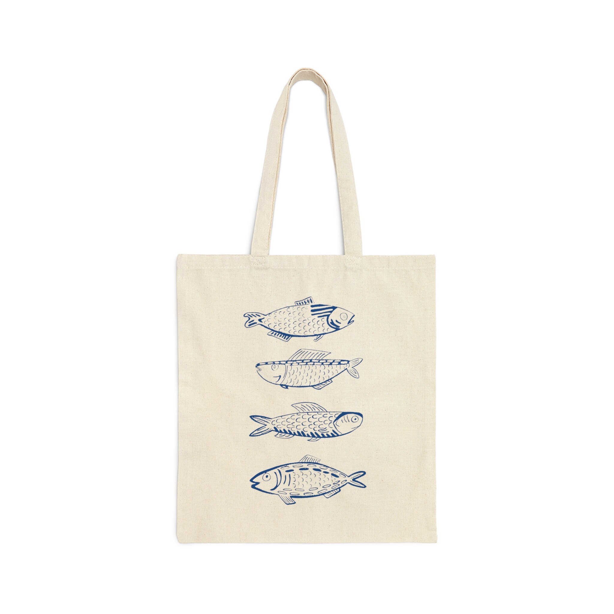 Tote Bag/fish Design Bag/ocean Design Bag/fish/seaweed/fish Design