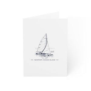 Newport vuoto, biglietti d'auguri RI (1, 10, 30 e 50 pezzi), stazionario costiero, cartoline d'auguri vuote del Rhode Island, biglietti di ringraziamento