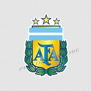 Argentina AFA 3 Stars Messi 10 Trophy  World Cup Qatar 2022 Decal Sticker GOAT D10S