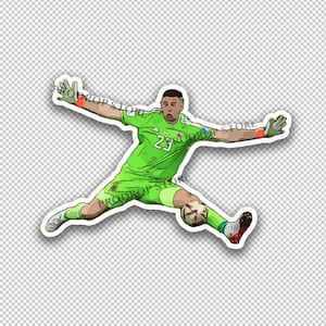 Argentina #2 Dibu Martinez 23 Trophy  World Cup Qatar 2022 Decal Sticker GOAT Messi 10 Aston Villa