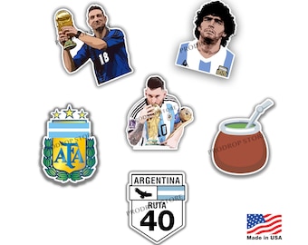 Collezione Argentina / Pacchetto adesivi Ruta 40 Messi AFA Mate