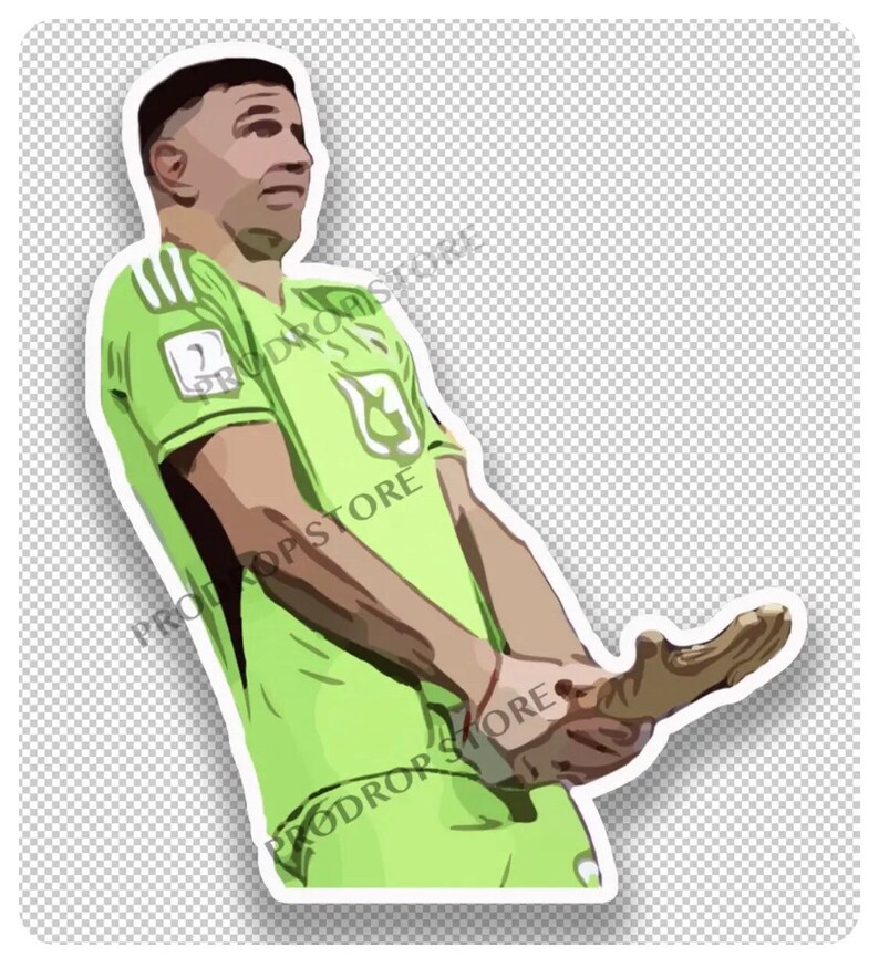 Argentinien Dibu Martinez Troph e Wm Katar 2022 Aufkleber Etsy de