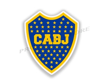 Calcomanía adhesiva de Boca Juniors CABJ de alta calidad y duradera para parachoques de coche de fútbol argentino Copa del Mundo GOAT D10S Maradona