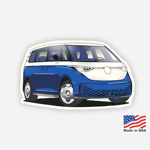 New  ID Buzz van bus Sticker Decal