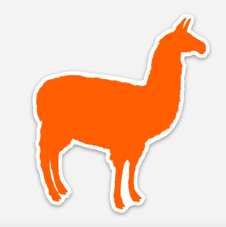Llama Peru Car Decal Kiss Cut Sticker Machu Pichu Salta Art Etsy