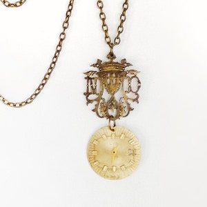 Victorian steampunk, Steampunk Necklace, Antique Bronze, Steampunk Pendant, Clockwork gears, Steampunk Gift, Handmade, Pendant, Unisex