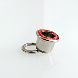 Surgical steel Ear gauges Carbon fiber - ear tunnels, Earrings, Resin, Externally threaded, Ear gauges, Double flared