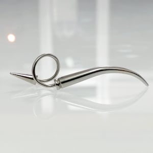 Extrem lange Spikes! Körperschmuck 1.2 mm (16g) Titan gedrehter Barbell. -Nickelfreier Spiral Barbell. Extrem Ohrring,Spitze Kegel,Unikat