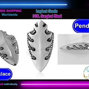 Pendant, shield , Necklace,lines,Hypoallergenic Stainless steel, Unisex adults, Pendant, gift for women, gift for men, free shipping