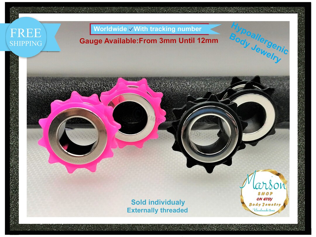 O rings for ear gauges Clearance