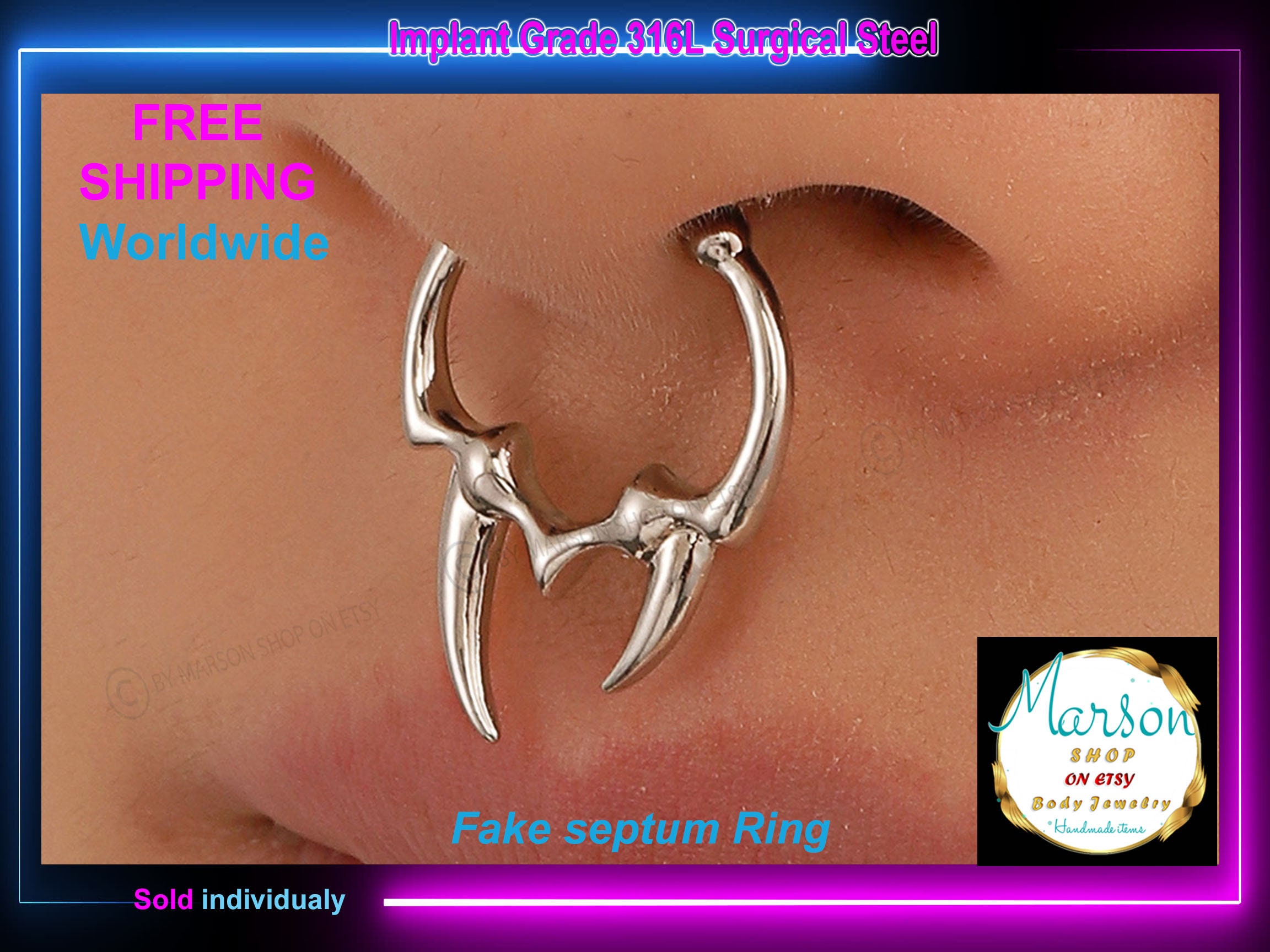Horn septum ring best sale