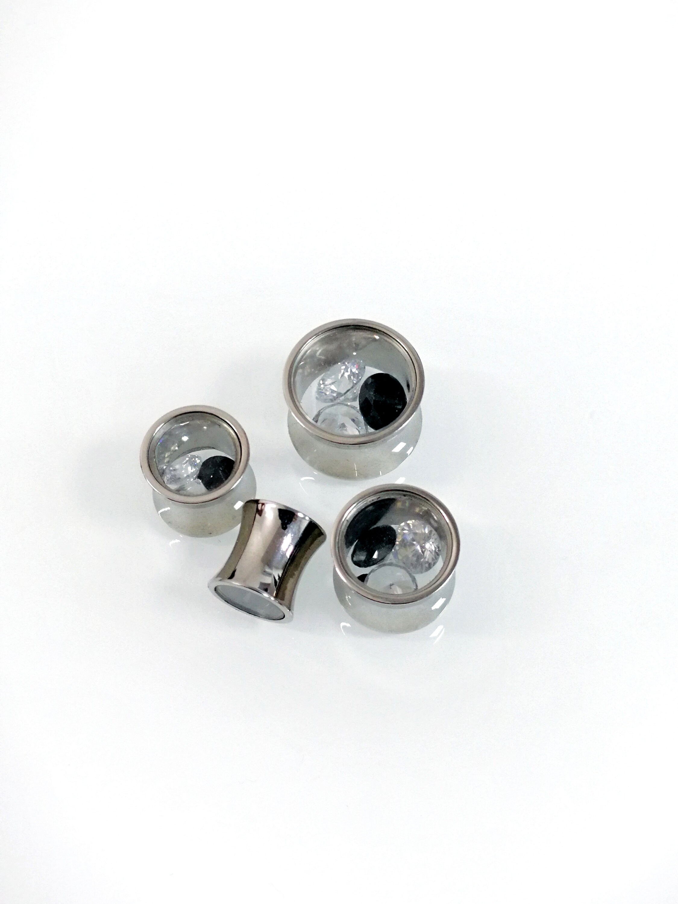 Real diamond sale ear gauges plugs