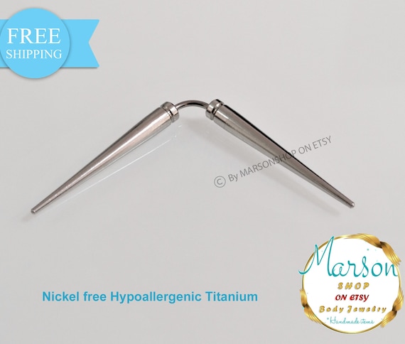 Titanium curved barbell nipple new arrivals
