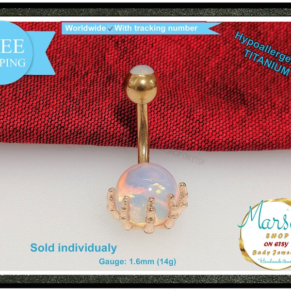 Halloween Belly Piercing Etsy