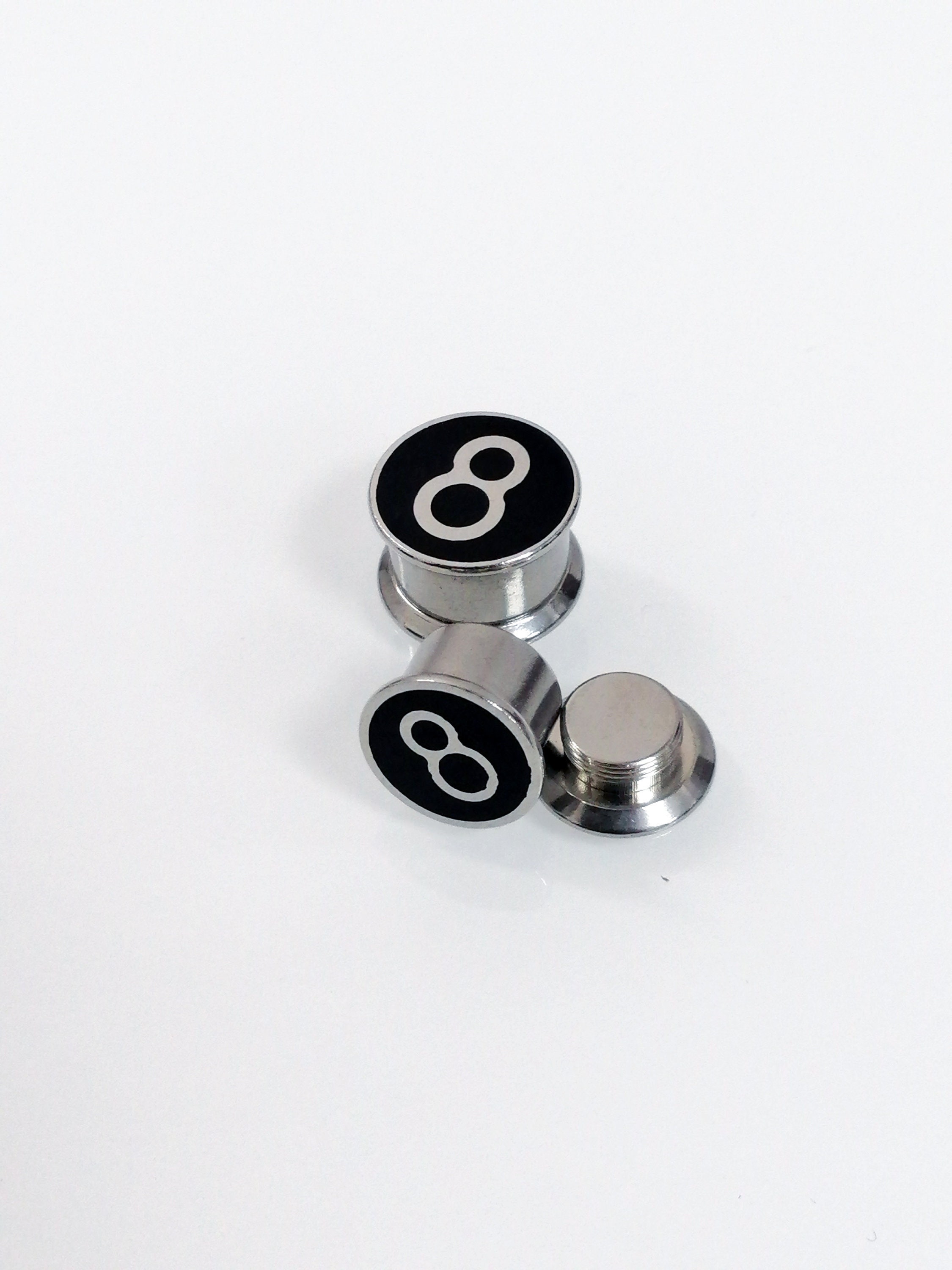 Lucky 8 Kugel Ohrstecker Chirurgische Stahl Ohr Messgerat Etsy