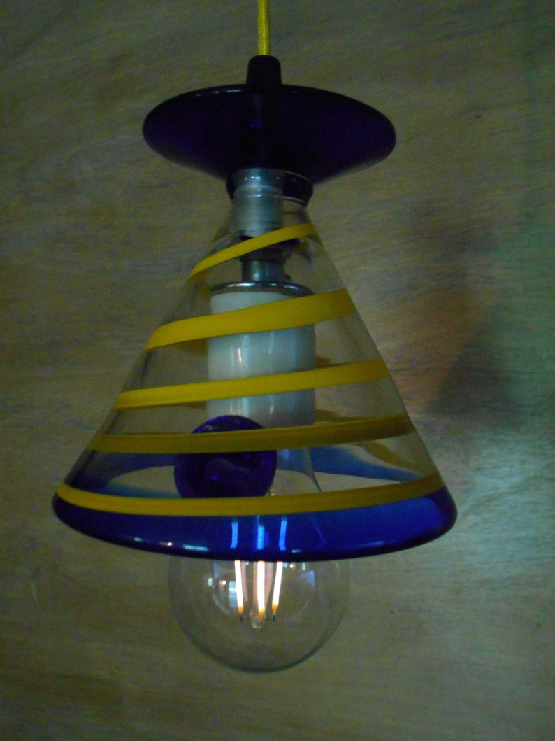 Margarita Glass Pendant Ceiling Light Fixture Etsy