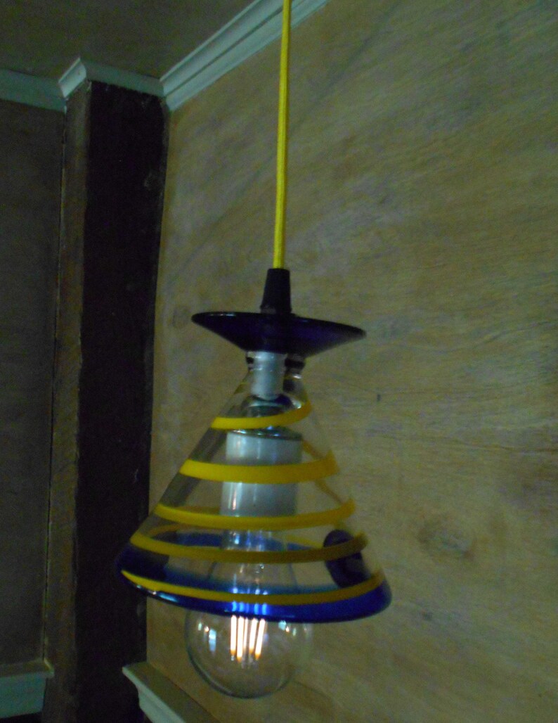 Margarita Glass Pendant Ceiling Light Fixture Etsy