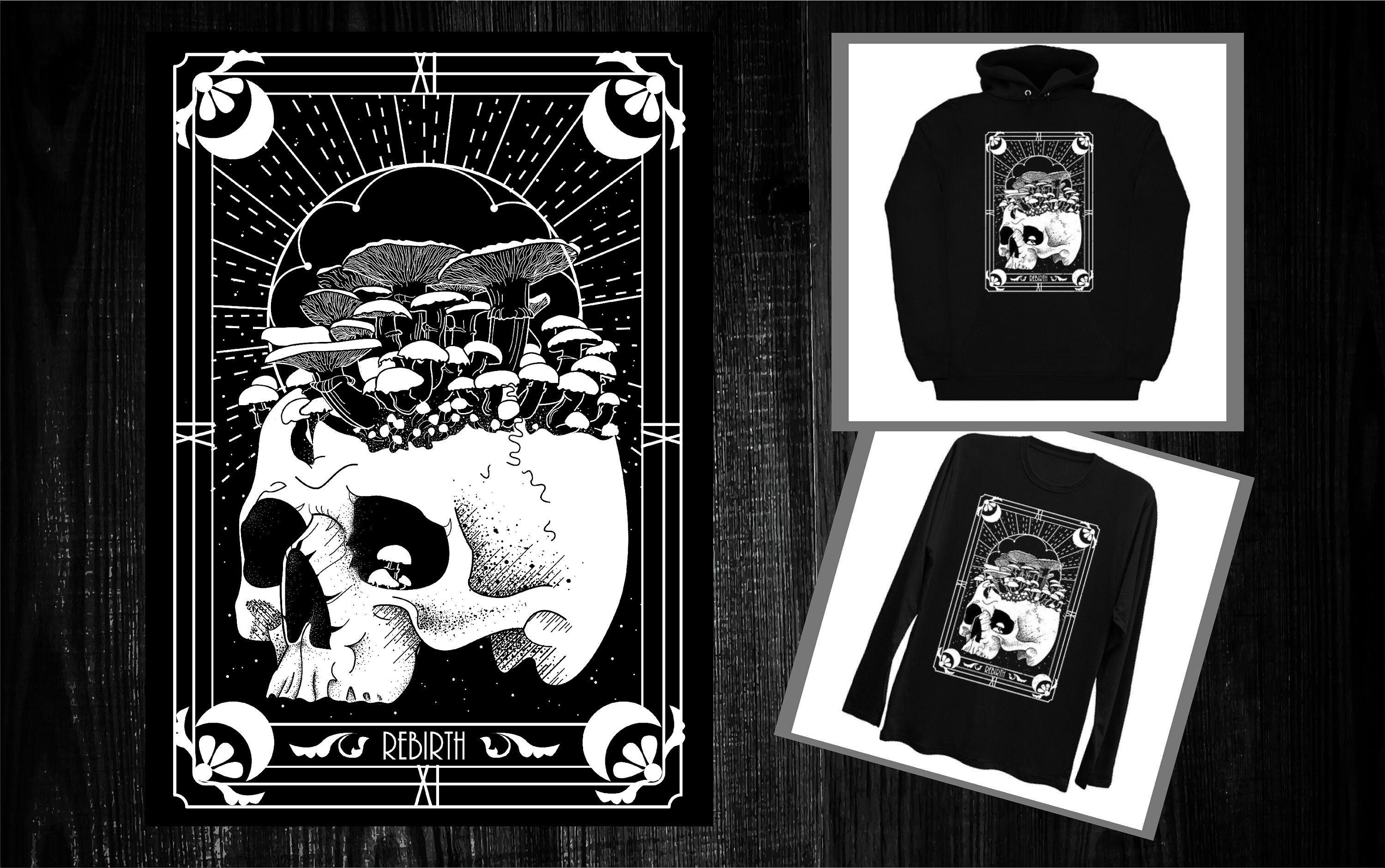 Rebirth Tarot Card Rebirth Hoodie Rebirth Pullover Rebirth Etsy