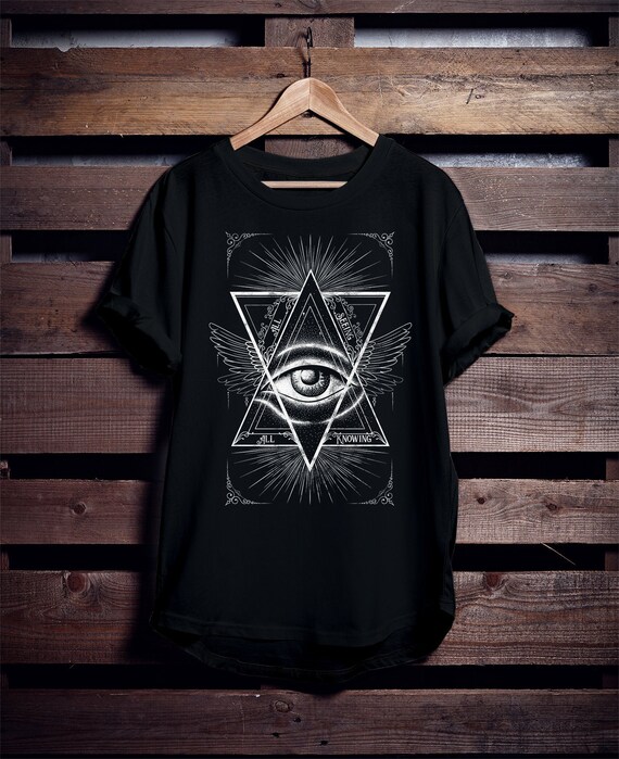 T-shirt All Seeing Tee Eye Shirt | Etsy 