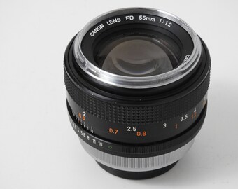 Mint Canon FD 55mm F 1.2 S.S.C. MF FD Mount Prime Fast Lens - Etsy