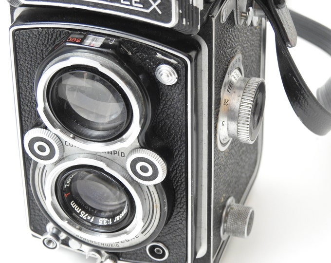 Tracolla Regolabile Per Fotocamera Rolleiflex TLR &ndash; Modelli 3.5F, 3.5E, 3.5T, 3.5C, 2.8F, 2.8E &ndash; FotoHigh