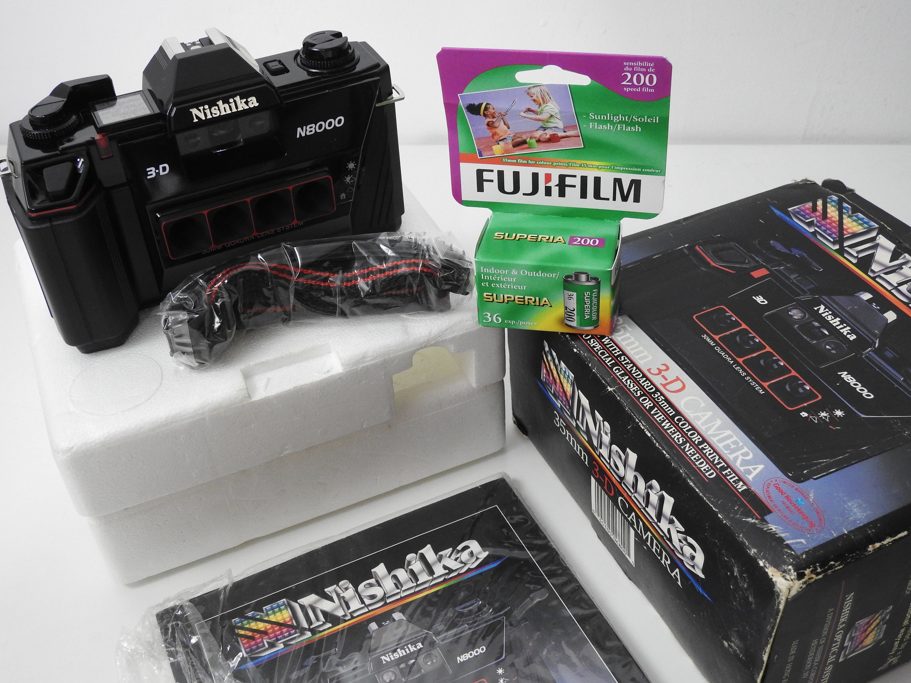 Nikon Cameras Best Film For Nishika N8000 Mint In Box Nishika