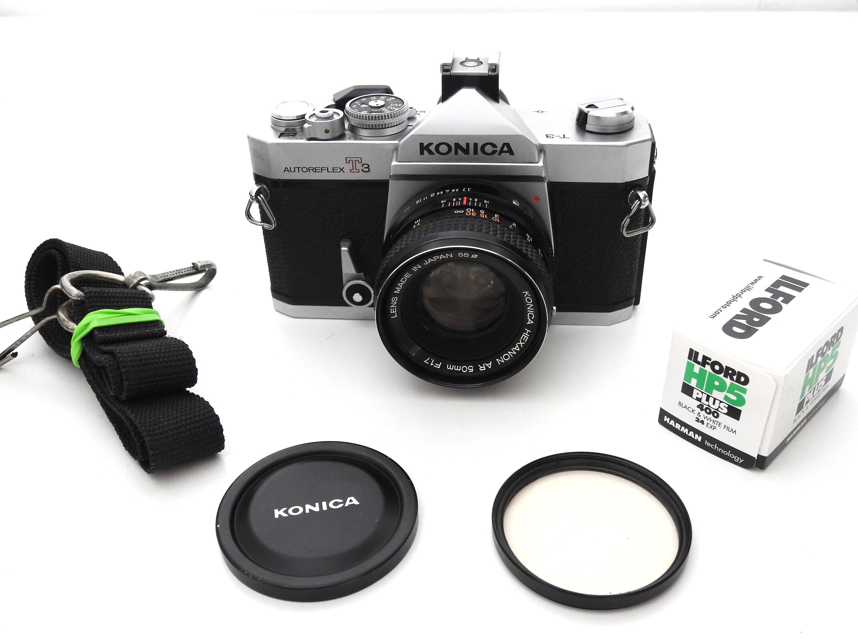 Pristine KONICA AUTOREFLEX T3 SLR Film Camera With Hexanon Etsy India